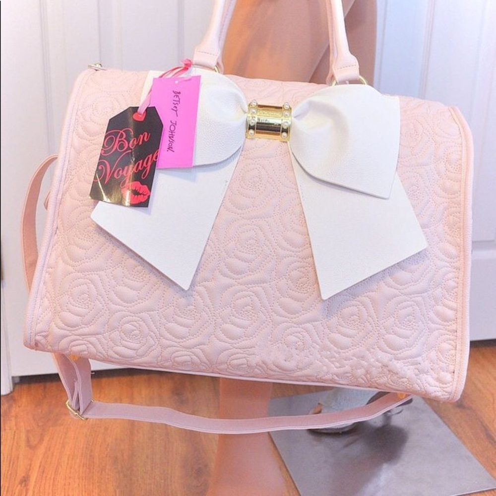 Pink Weekender Duffle Bag